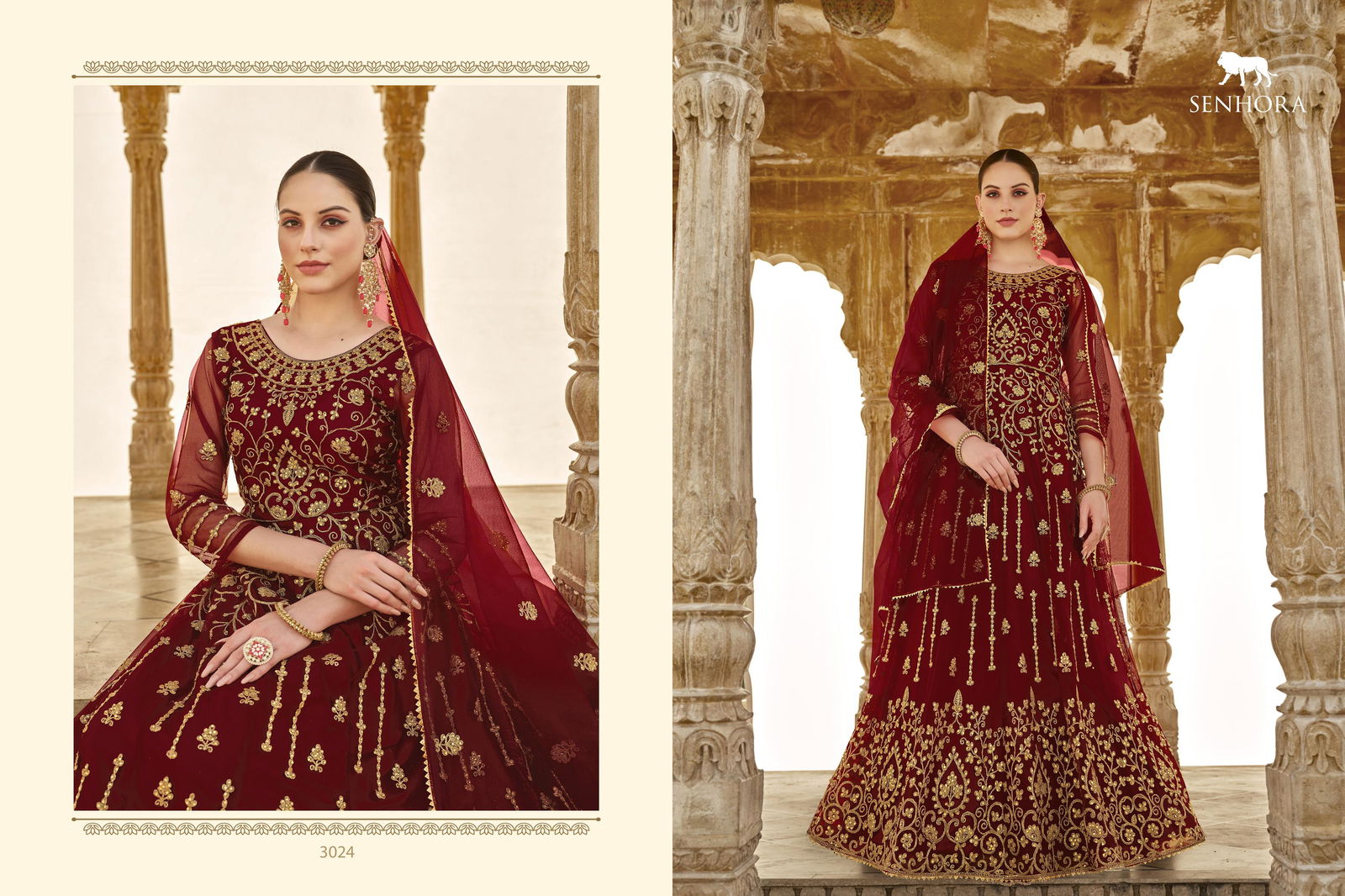 Nirjala By Senhora Butterfly Net Anarkali Wedding Salwar Suits Wholesale Suppliers In Mumbai